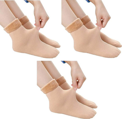 INFISPACE Men & Women Solid Ankle Length(Pack of 3)