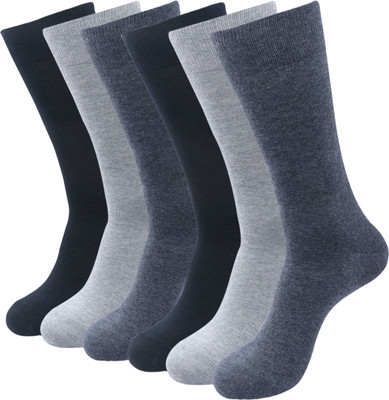 VAPINDIA Men Solid Calf Length(Pack of 6)