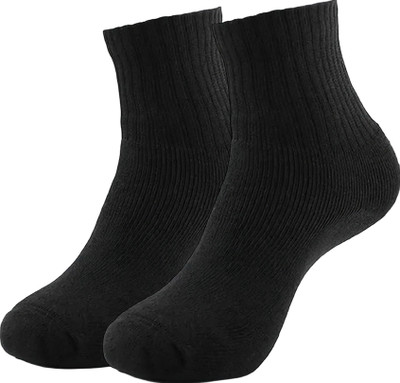 XOALT Unisex Solid Ankle Length(Pack of 2)