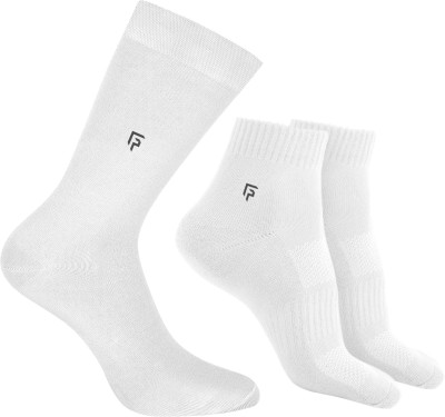 Footprints Unisex Solid Ankle Length, Calf Length(Pack of 3)