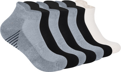 Mint and Oak Men Solid Ankle Length(Pack of 7)