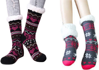 Kolva Men & Women Mid-Calf/Crew(Pack of 2)