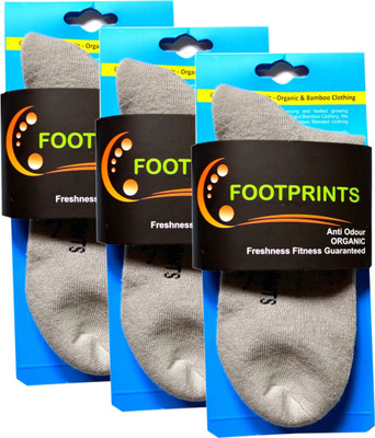 Footprints Organic Cotton Women Solid Ankle Length(Pack of 3)