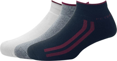PETER ENGLAND Men Striped Ankle Length(Pack of 3)