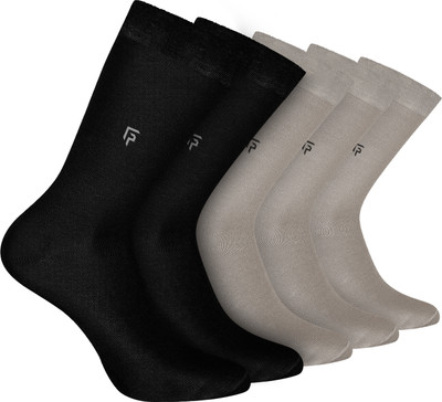 Footprints Organic Cotton Men Calf Length(Pack of 5)