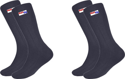 MATTZIG Men Self Design Mid-Calf/Crew(Pack of 2)