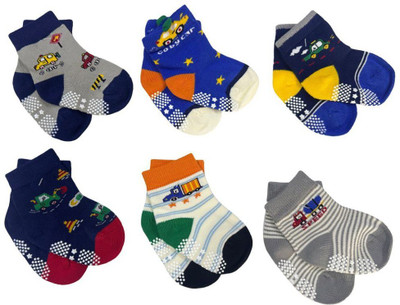 Nanhaawear Baby Boys & Baby Girls Printed Ankle Length(Pack of 6)