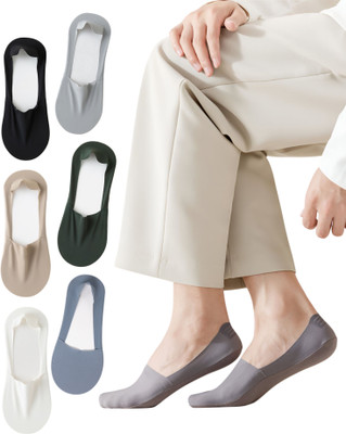 MAOU Men & Women Solid Peds/Footie/No-Show(Pack of 6)