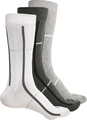 LOUIS STITCH Socks for Men Solid Mid-Calf/Crew(Pack of 3)