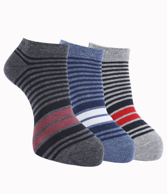 Force NXT Men Striped Ankle Length(Pack of 3)