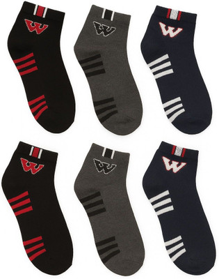 MAMU Men Self Design Ankle Length(Pack of 6)