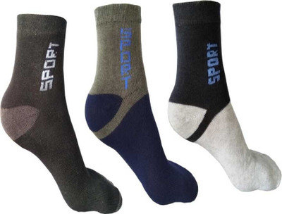 VAPINDIA Men & Women Solid Ankle Length(Pack of 3)