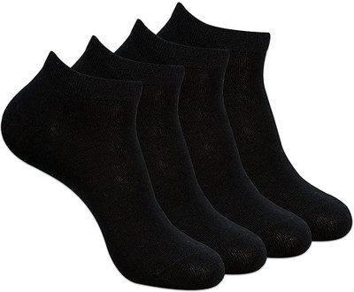 FATON Men Solid Ankle Length(Pack of 4)