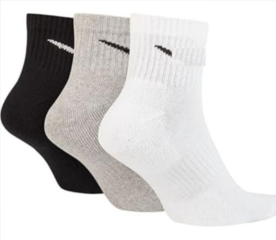 Hussainsons Men & Women Solid, Self Design, Printed Ankle Length(Pack of 3)