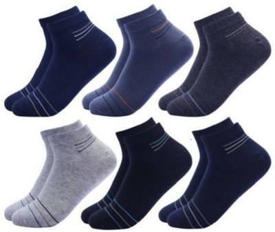 Akeet Trend Men Striped Ankle Length(Pack of 6)