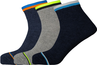 Lux Nitro Men Self Design Ankle Length(Pack of 3)