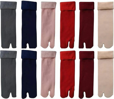 SOXSTER Girls Self Design Low Cut(Pack of 12)