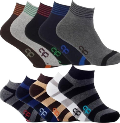Adam Phillip Men Printed Ankle Length(Pack of 10)