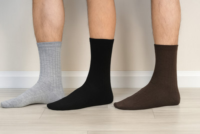 parth Men Self Design Mid-Calf/Crew(Pack of 5)