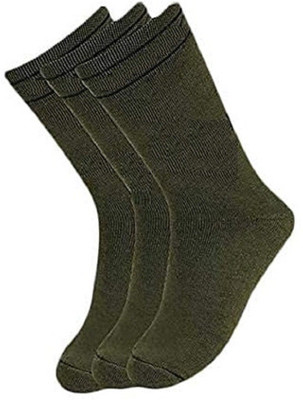 Liyana Collection Men Solid Mid-Calf/Crew(Pack of 3)