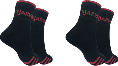 XJARVIS Men & Women Solid Ankle Length(Pack of 2)