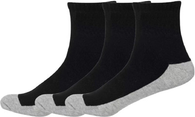 Akeet Trend Men Solid Ankle Length(Pack of 3)