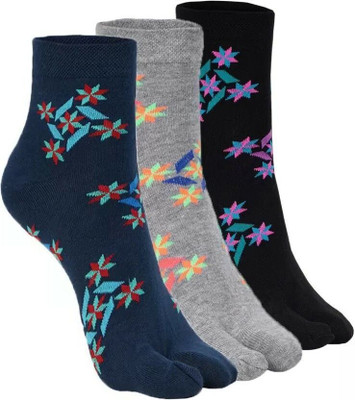 Buyra Women Self Design Ankle Length(Pack of 3)