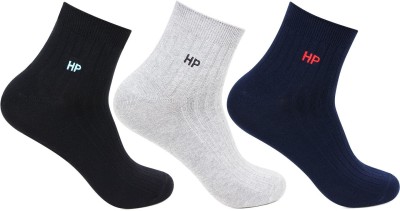 HUSH PUPPIES Men Solid, Self Design Ankle Length(Pack of 3)