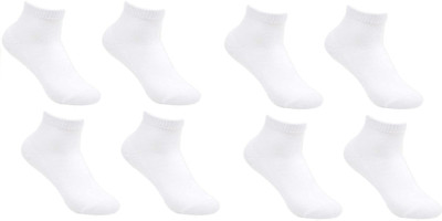 FATON Men Solid Ankle Length(Pack of 8)
