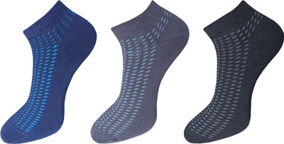 ecosync Men Solid Low Cut(Pack of 3)