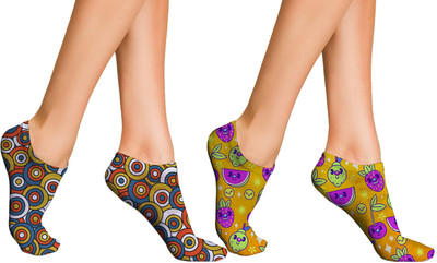 mefunky Men & Women Printed Ankle Length(Pack of 2)
