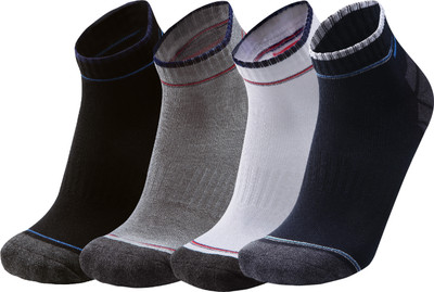 FABdon Men Solid Ankle Length(Pack of 4)