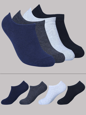 FABdon Men & Women Solid Low Cut(Pack of 4)
