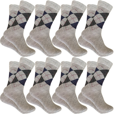 Cozyway Men Mid-Calf/Crew(Pack of 8)