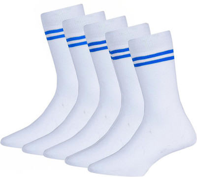 UDAMI Boys & Girls Solid Mid-Calf/Crew(Pack of 5)