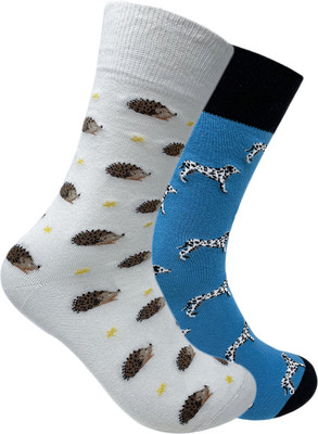 Mint and Oak Men Printed Calf Length(Pack of 2)