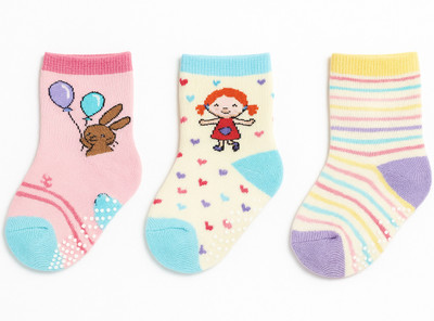 Cuteably Baby Girls Floral Print Ankle Length(Pack of 3)