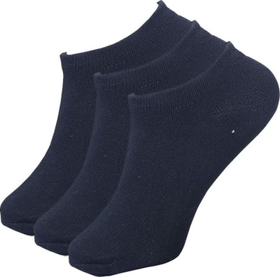 Uptakers Men & Women Solid Ankle Length(Pack of 3)