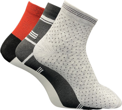 TRAZO Men Self Design Ankle Length(Pack of 3)