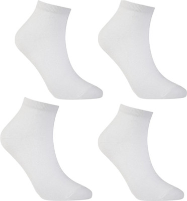 JPT Unisex Solid Ankle Length(Pack of 4)