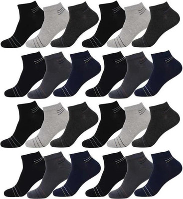 SOXSTER Men Perforations Ankle Length(Pack of 12)