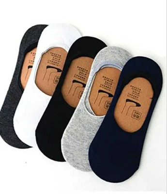 Akeet Trend Men Solid Peds/Footie/No-Show(Pack of 5)