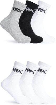 HRX by Hrithik Roshan Men Solid Ankle Length(Pack of 6)