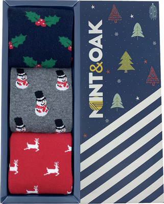 Mint and Oak Men Printed Ankle Length(Pack of 3)