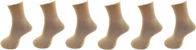 Liyana Collection Men Solid Ankle Length(Pack of 6)