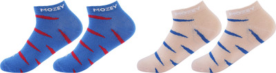 MOZEY Unisex Self Design Ankle Length(Pack of 2)