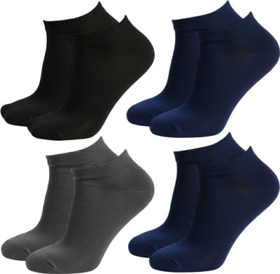 Jahasar Men & Women Solid Ankle Length(Pack of 4)