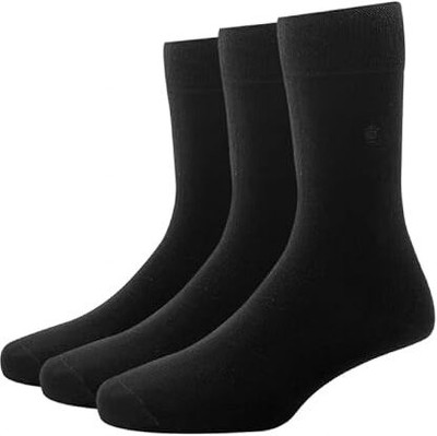 Suprix Unisex Solid Calf Length, Mid-Calf/Crew(Pack of 3)