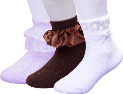 Neska Moda Baby Girls Ankle Length(Pack of 3)
