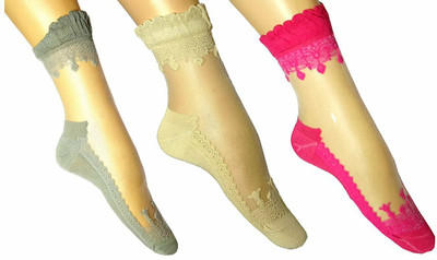 PinKit Women Solid Ankle Length(Pack of 3)